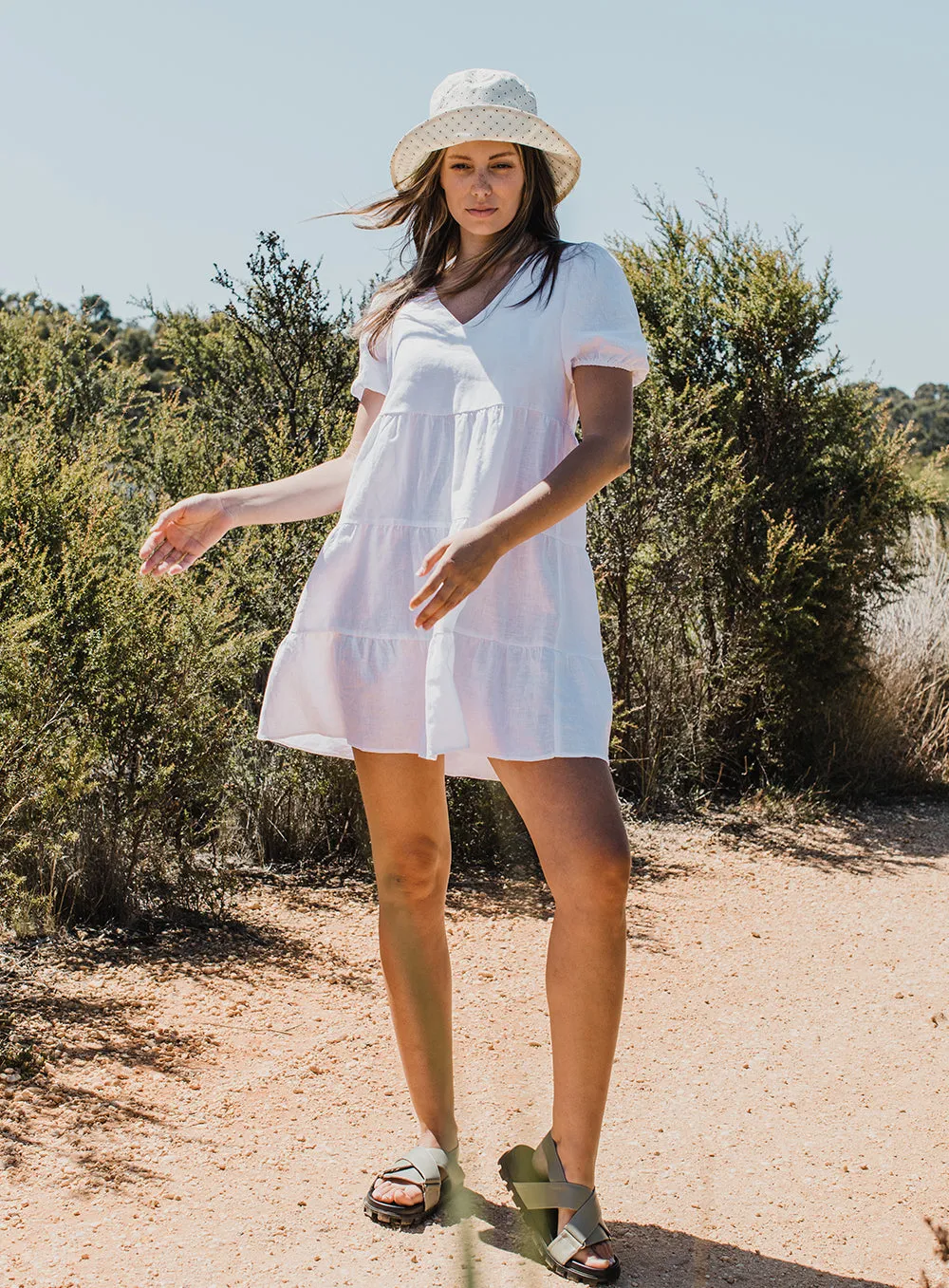 White Harmony Dress - Shop Now