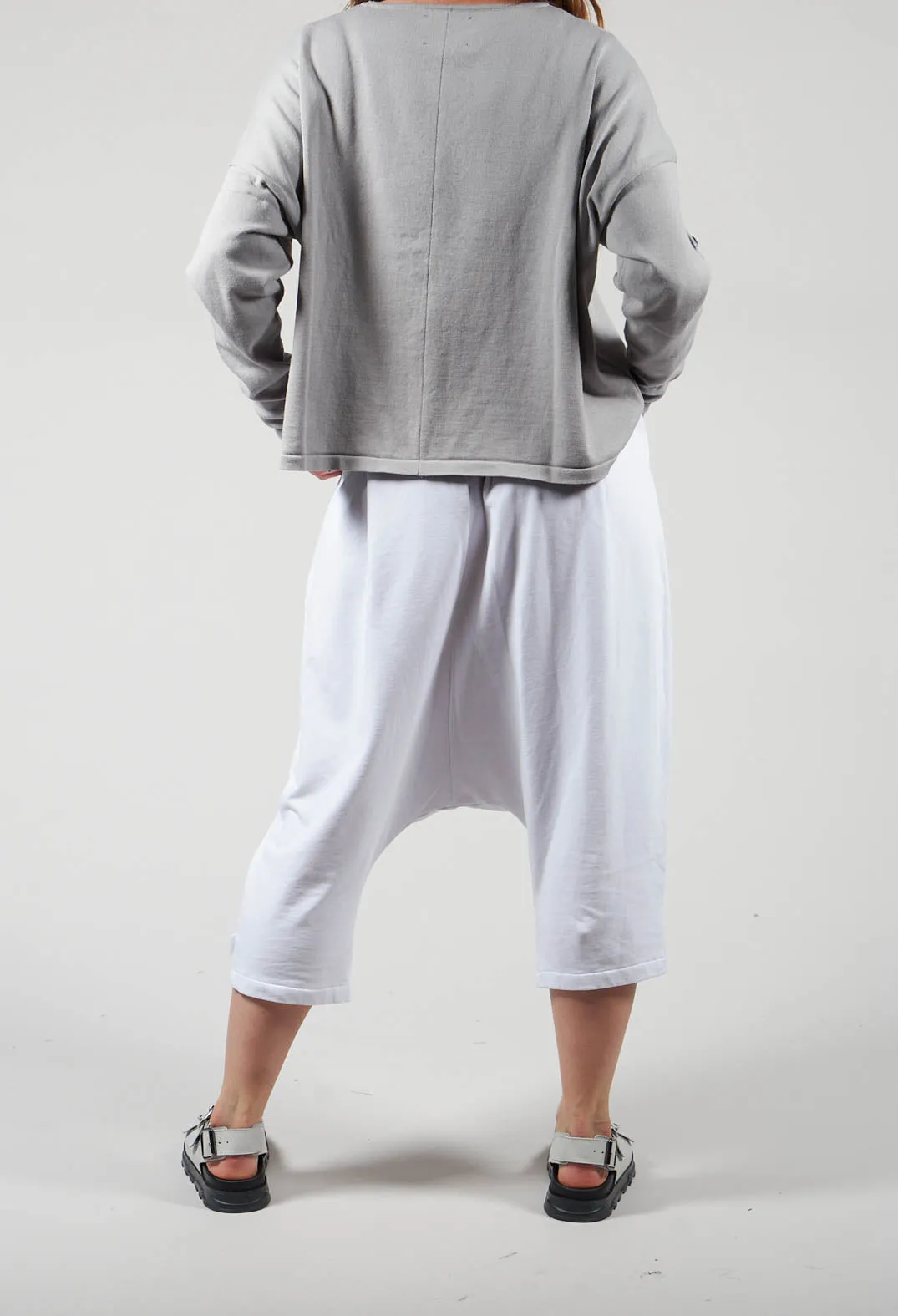 White Luxe Jogger Pants