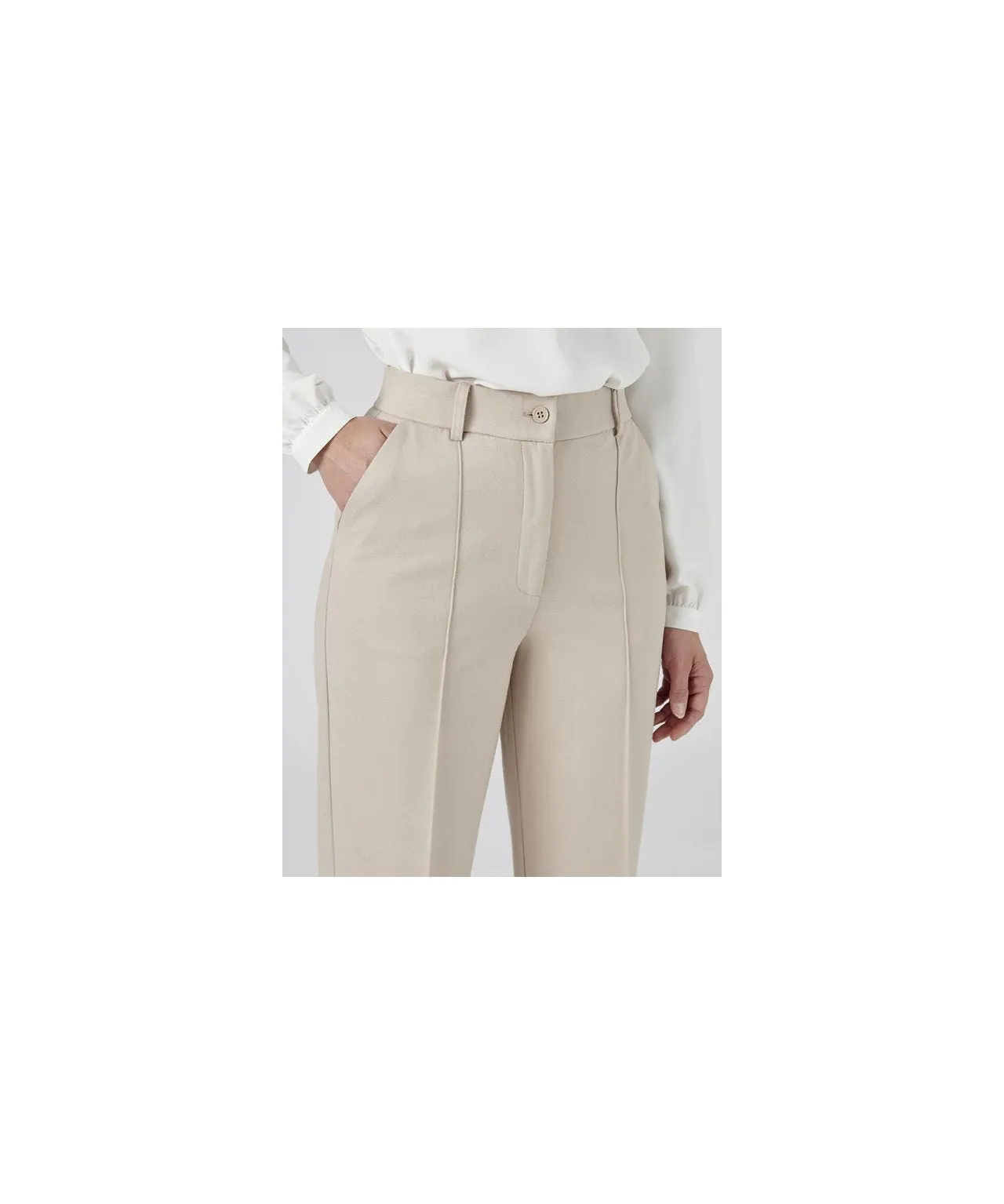 Wide Leg Knitted Trousers