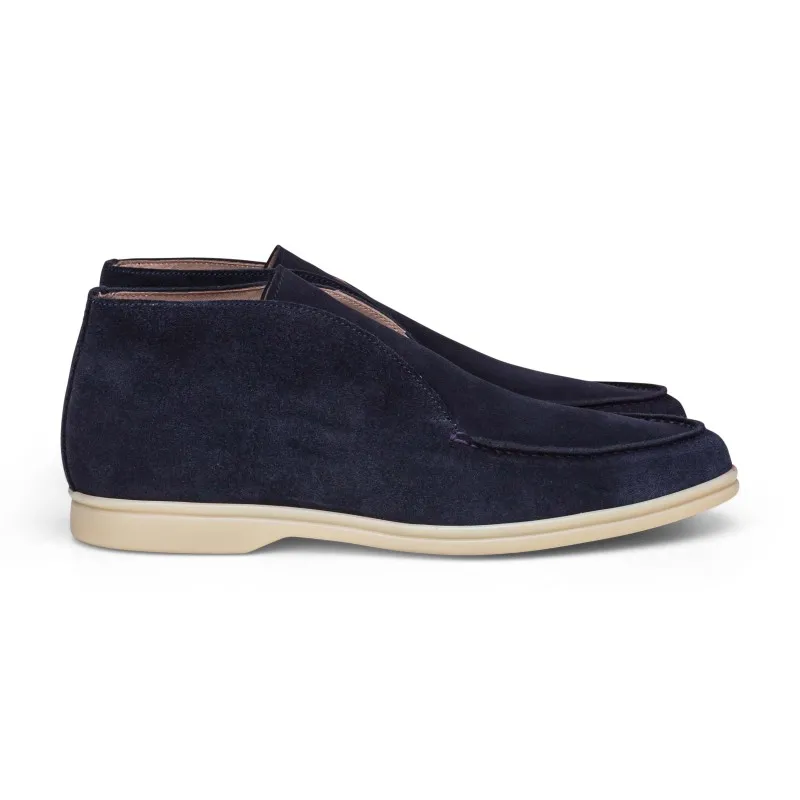 Yanko Traveler Navy Suede Shoes