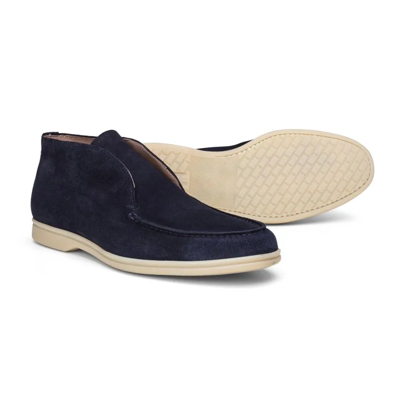 Yanko Traveler Navy Suede Shoes