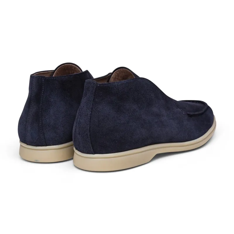 Yanko Traveler Navy Suede Shoes