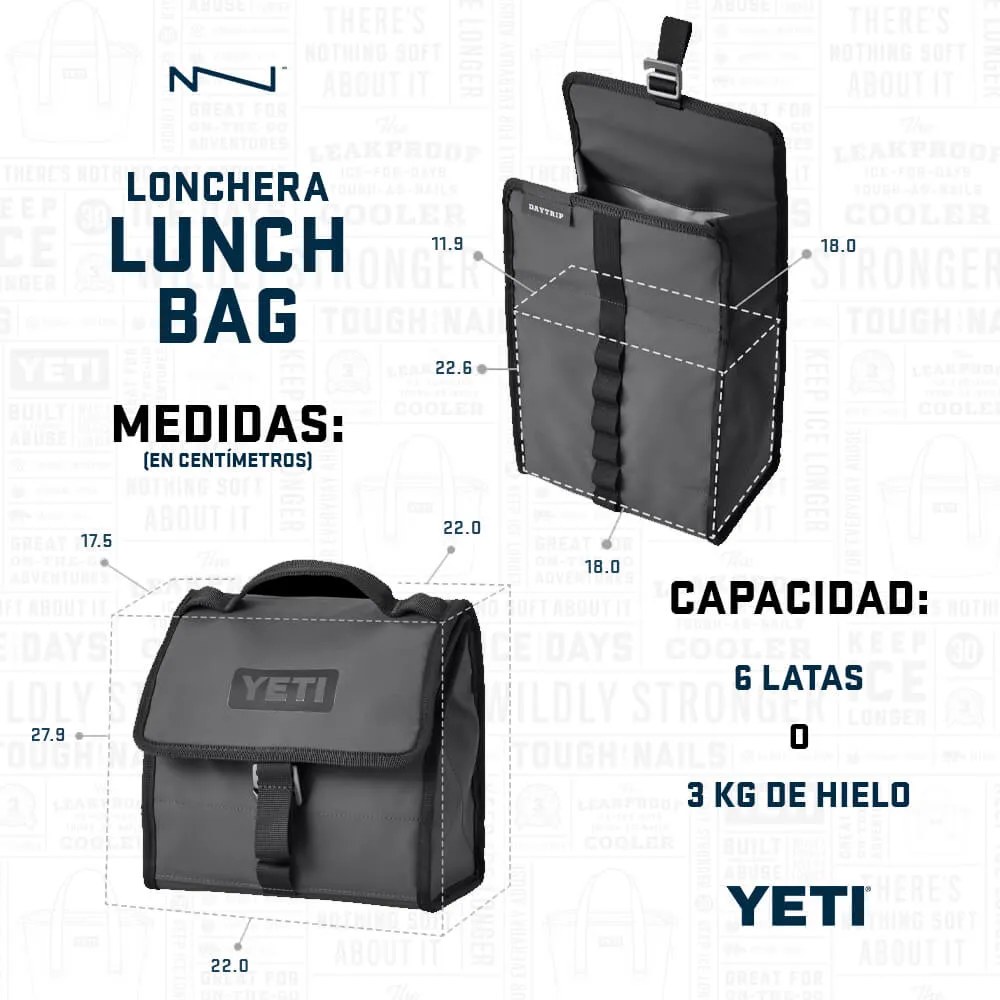 YETI Charcoal Daytrip Bag - Lunch Bag for Outdoor Trips