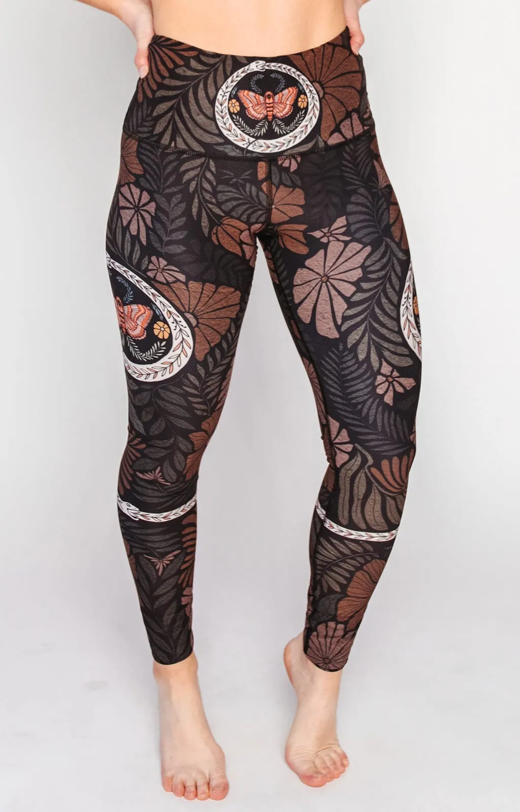 Yoga Leggings with Ouroboros Print