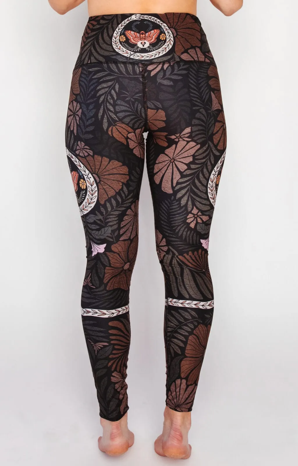 Yoga Leggings with Ouroboros Print