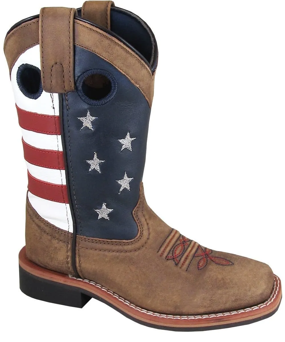 Youth Smoky Mountain Stars & Stripes Cowboy Boot Size 11.5 - #1 Children's Cowboy Boots