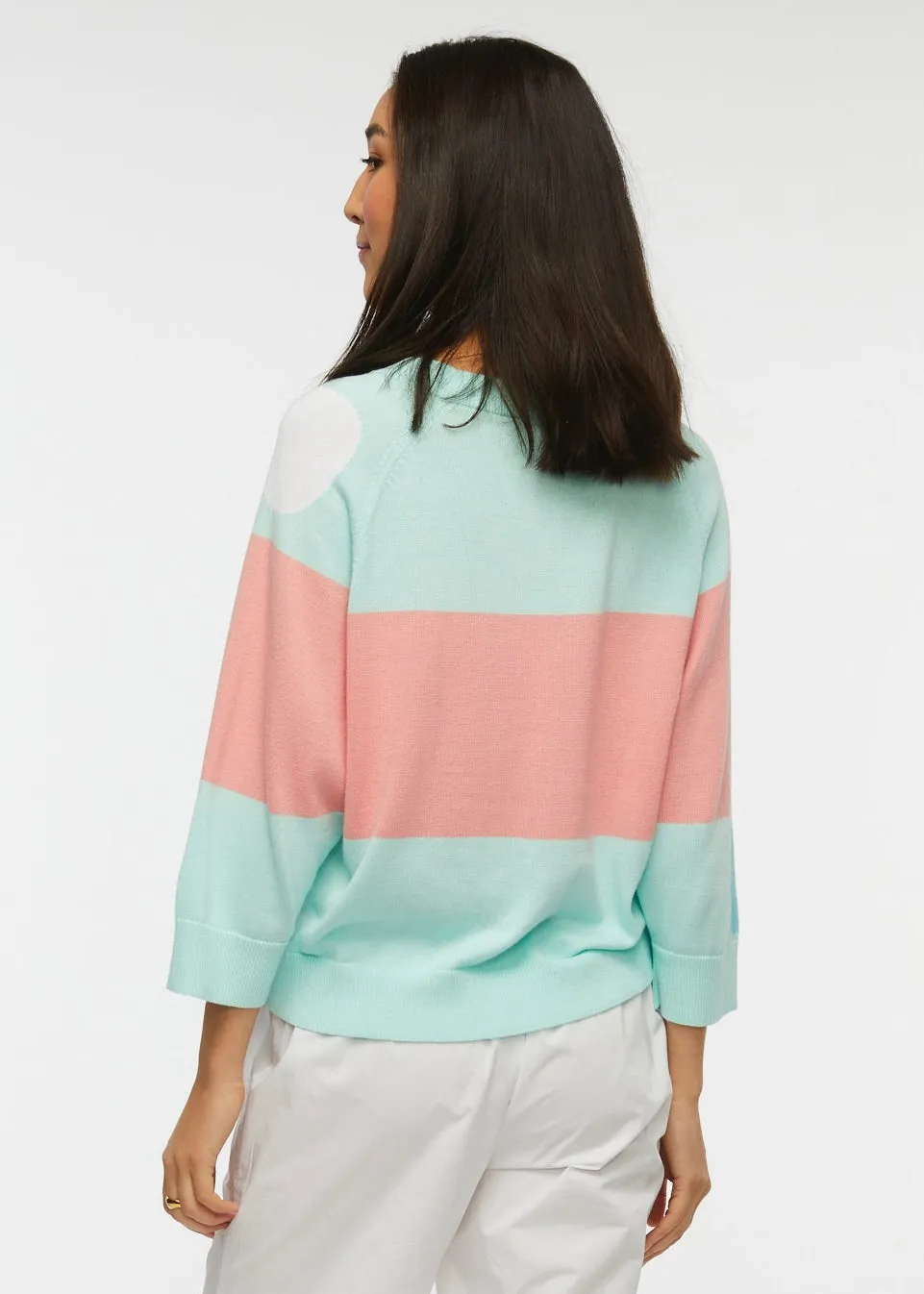 Spot Stripe Sweater by Zaket & Plover