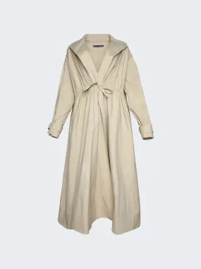 Zeynep Arcay Flare Camel Trench Coat